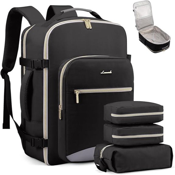 LOVEVOOK Travel Backpack with Packing Cubes