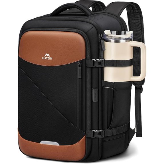 Matein Travel Backpack with USB-C and Laptop Pocket