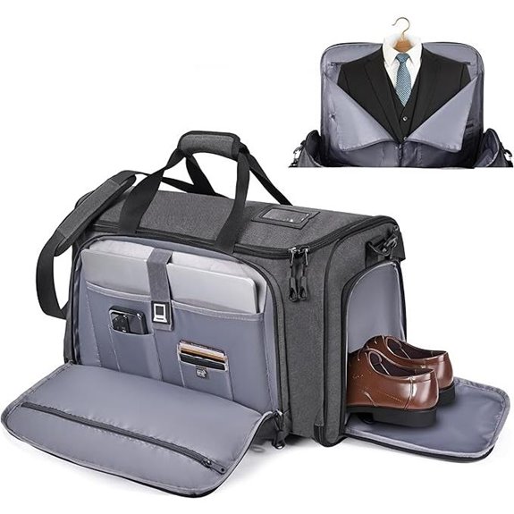 Travel Duffle Bag with Laptop & RFID Block