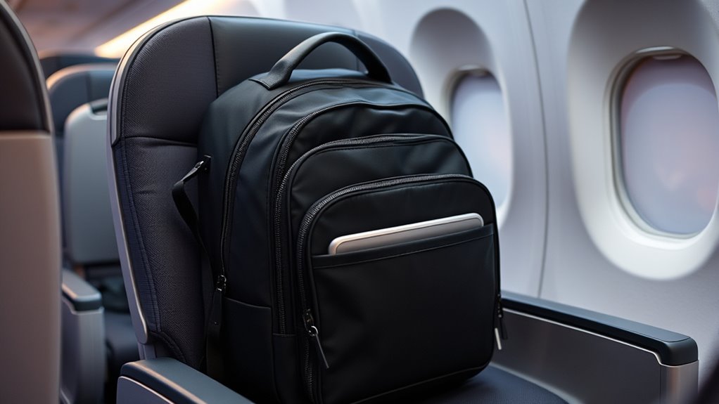 travel friendly underseat backpack selection