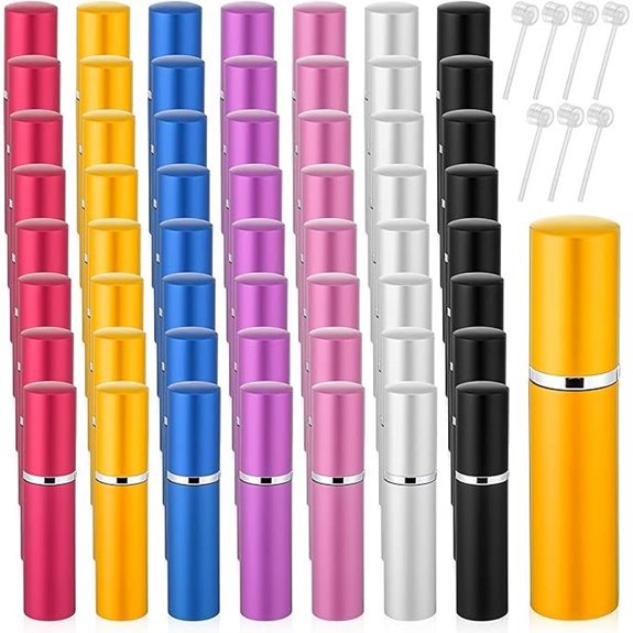 SHENLIU 56 Pcs Travel Perfume Refillable Atomizers