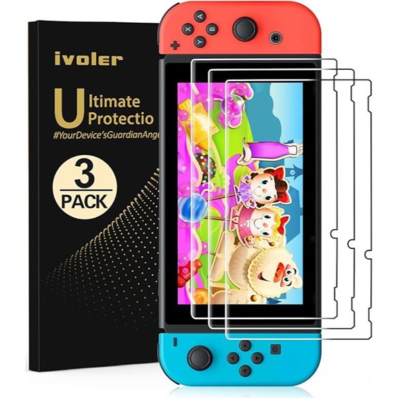 iVoler Screen Protector for Nintendo Switch (3-Pack)