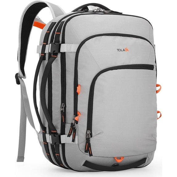 Tolaccea TSA-Friendly Expandable Travel Backpack