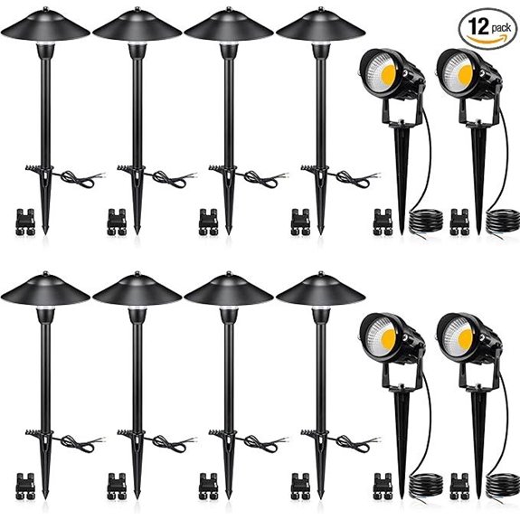 twelve pack 12v landscape lights