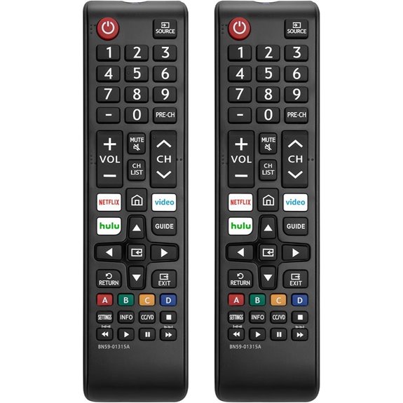 Universal Samsung TV Remote (Pack of 2)