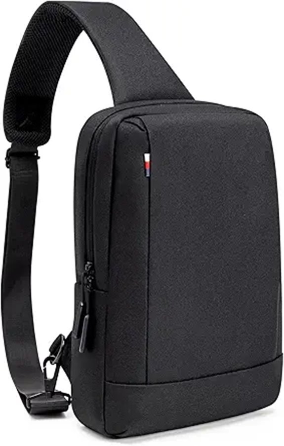 Sling Crossbody Bag with USB Charging for Men & WoMen