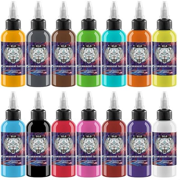 BAODELI 14-Color Vegan Tattoo Ink Set