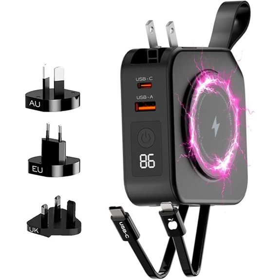 STATIK 5-in-1 Travel Power Bank with Cables