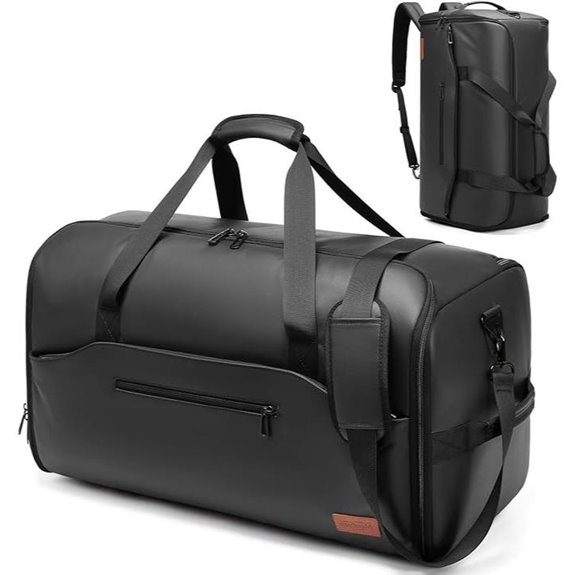 Convertible Garment Travel Bag with Shoulder Strap