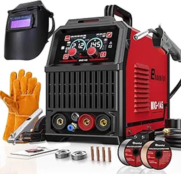 Ehomful 145A 4-in-1 MIG/TIG/Stick Welder Kit