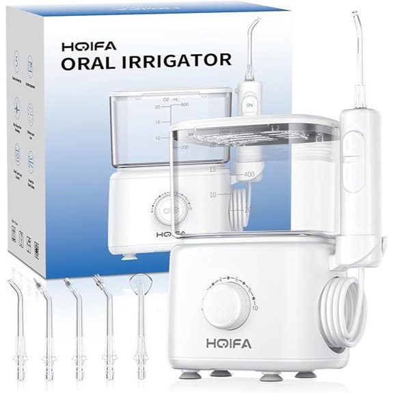 Water Dental Flosser with 600ML Tank and 10 Modes