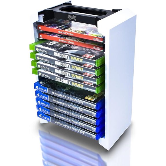 Game Storage Tower for PS4 Xbox Nintendo Switch