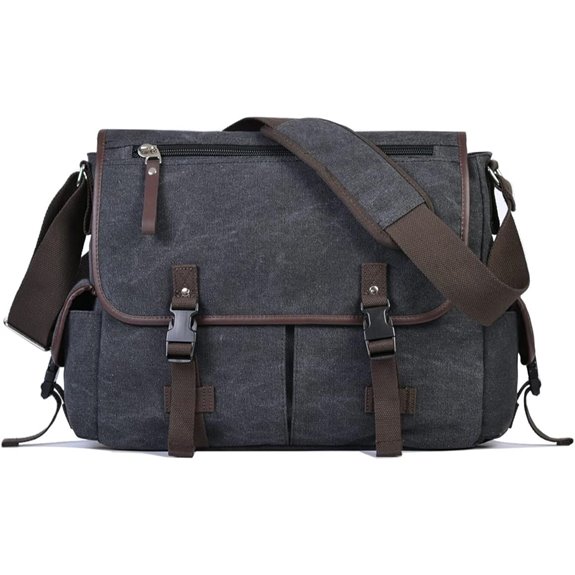 Vintage Canvas Laptop Messenger Bag for Men WoMen
