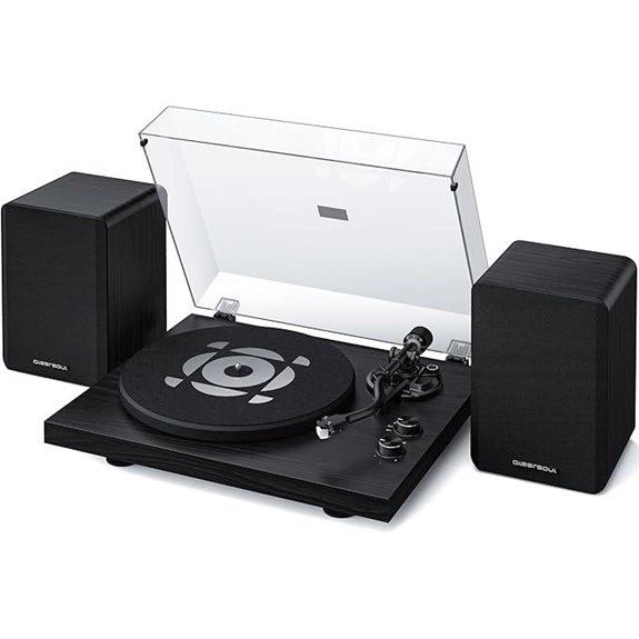 SoulBox S1 Vinyl Record Player with Speakers