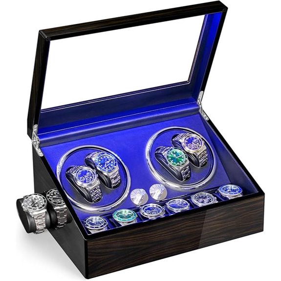 ANWBROAD Watch Winder with Storage and Quiet Motor