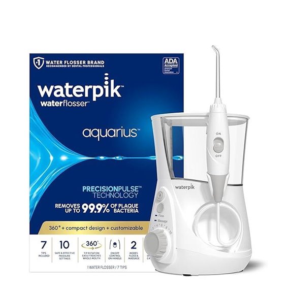Waterpik Aquarius Water Flosser with 10 Settings