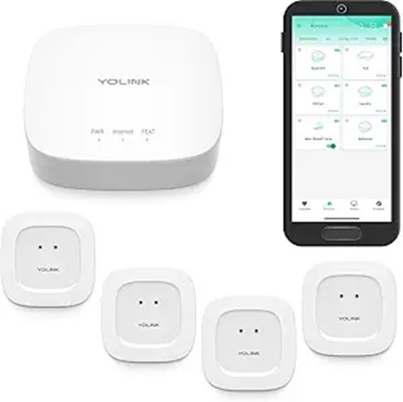 YoLink Water Leak Starter Kit with Sensors and Alerts