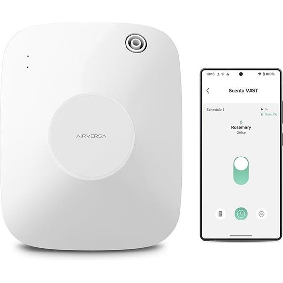 Airversa Waterless Essential Oil Diffuser with Power Adapter