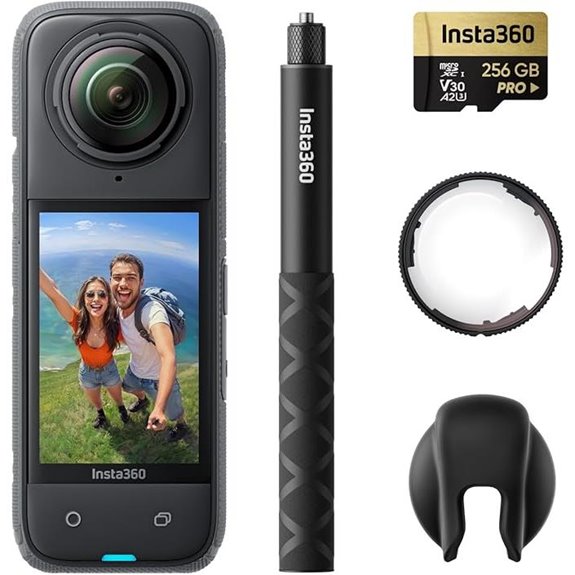 Insta360 X4 Waterproof 360 Camera with Lens Guards