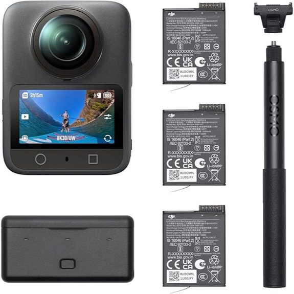 DJI Osmo 360 Waterproof 8K Action Camera Bundle
