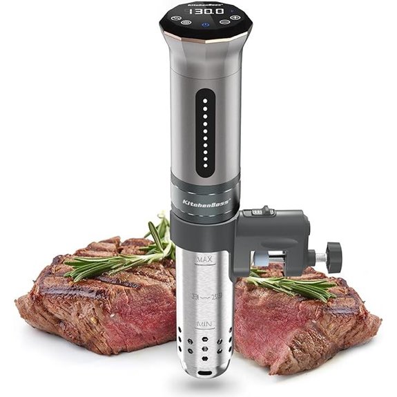 KitchenBoss Sous Vide Cooker with Waterproof & Digital Display