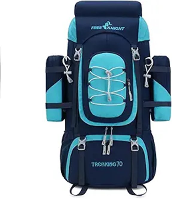 Bseash 70L Waterproof Hiking Camping Backpack