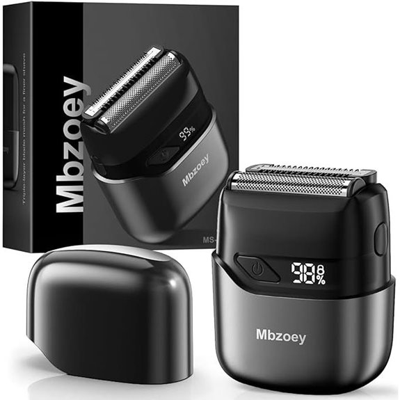 Electric Men’s Waterproof Razor with LED Display