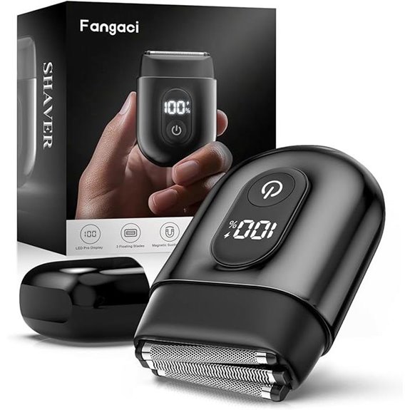 Electric Razor for Men with LED Display and Waterproof