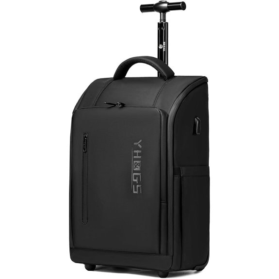 Wheeled Waterproof Backpack with Laptop Compartment