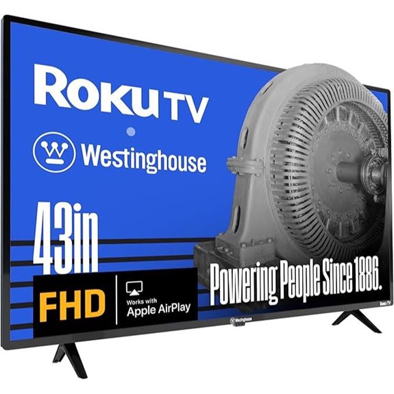 Westinghouse 43-Inch Smart Roku TV with Wi-Fi