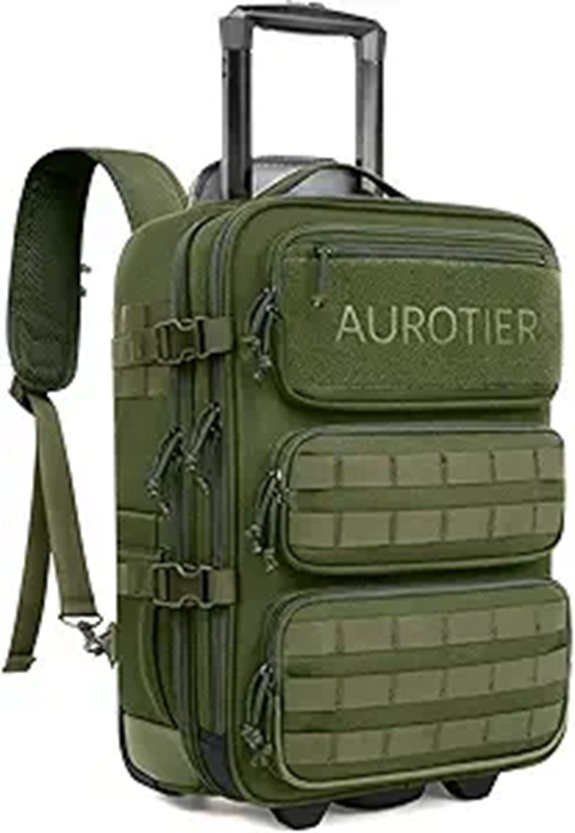 Rolling Tactical Laptop Backpack with Wheels