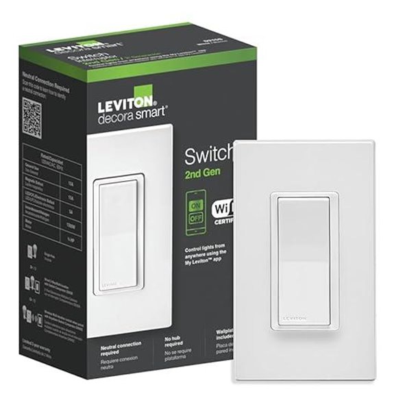 Leviton Decora Wi-Fi Smart Switch 2nd Gen