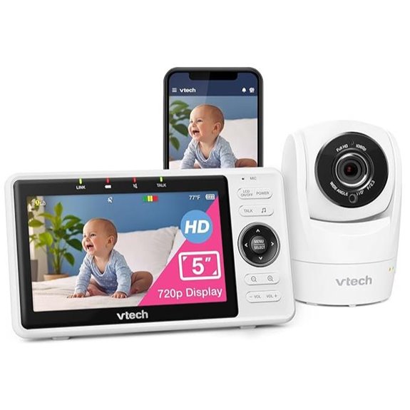 VTech Smart WiFi Baby Monitor with 1080p Camera
