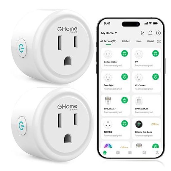 GHome WiFi Smart Plug with Remote Control