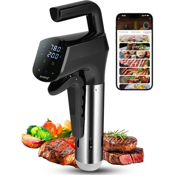 Sous Vide Cooker with WiFi Preset Recipes and Timer