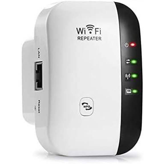 WiFi Range Extender with Ethernet and Alexa Compatibility