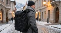 winter europe travel backpacks