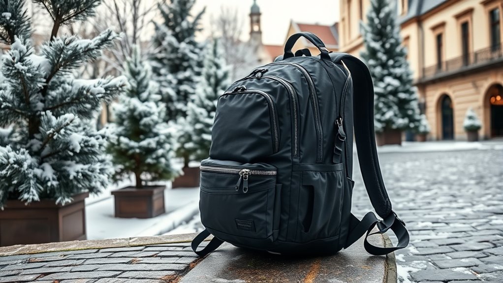 winter travel backpack essentials