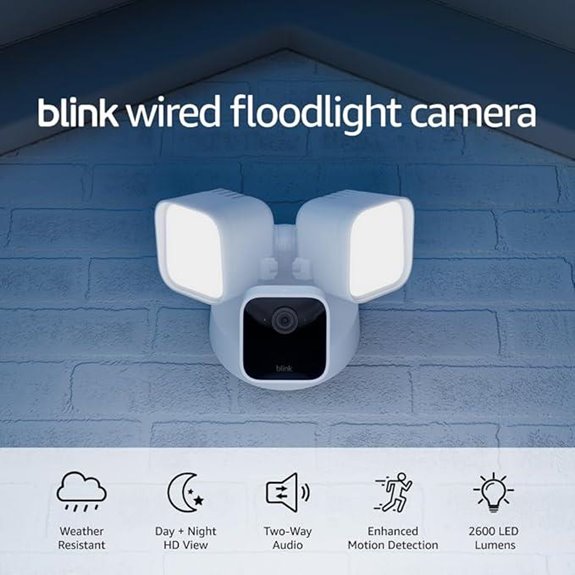 Blink Wired Floodlight Camera with Siren