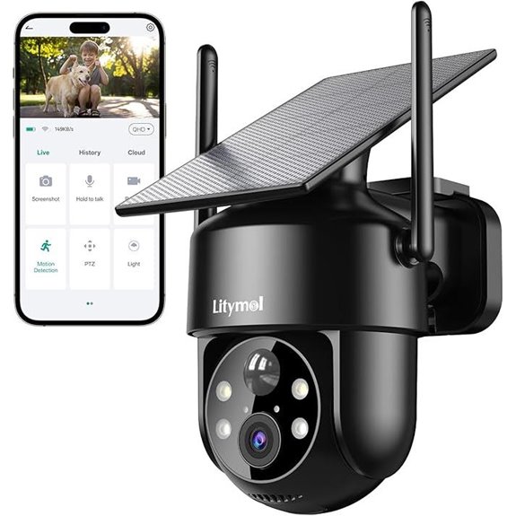 Wireless Outdoor 2K WiFi Security Cameras with AI Detection
