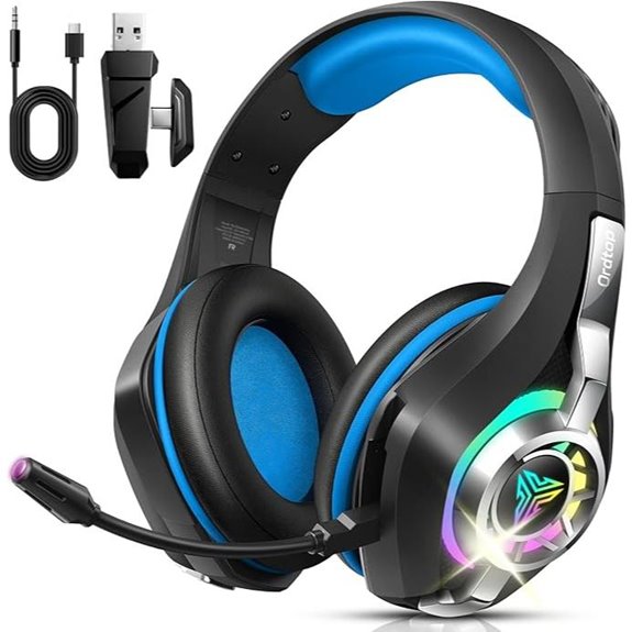 Wireless Gaming Headset for PS5/PC/Xbox with 7.1 Surround