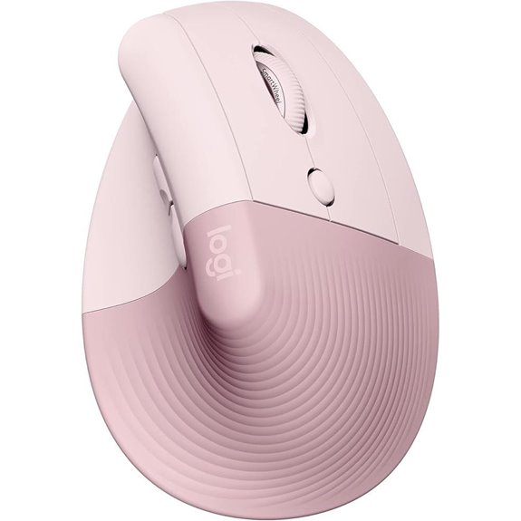 Logitech Lift Ergonomic Wireless Mouse for Windows/macOS