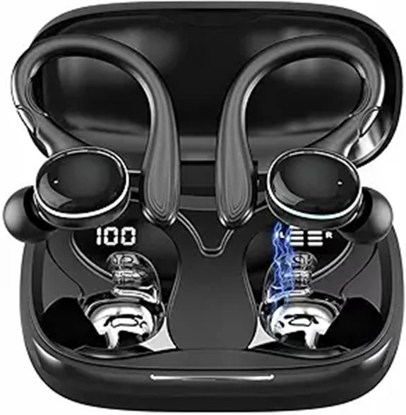 Wireless Bluetooth Earbuds with Noise Cancelling Mic