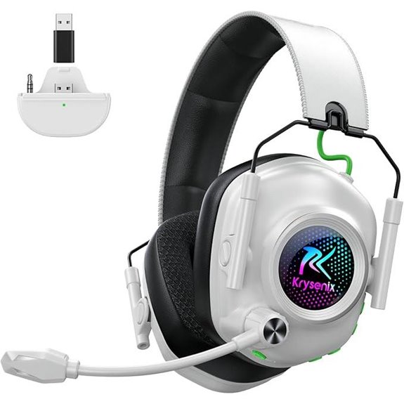 Wireless Gaming Headset with Noise Cancelling Mic