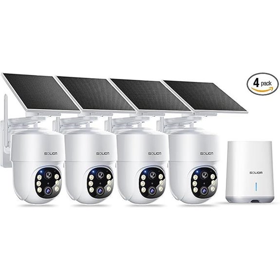SOLIOM 4-Camera Solar Wireless Security System