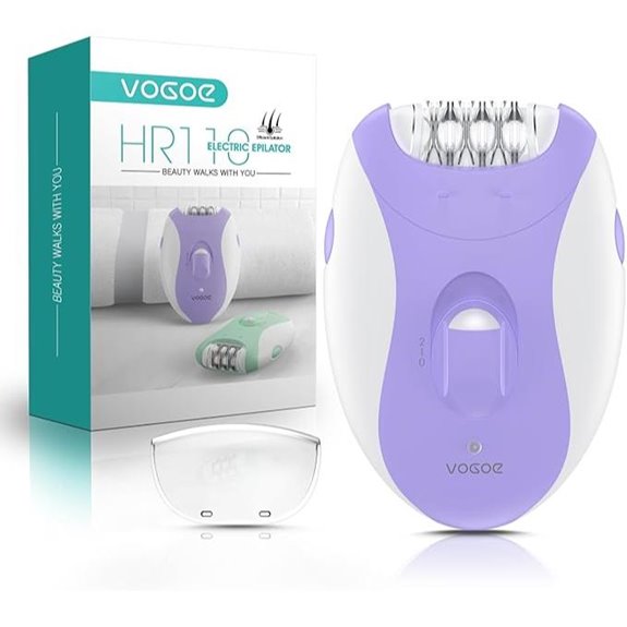 Cordless Women's Epilator with LED & Tweezers