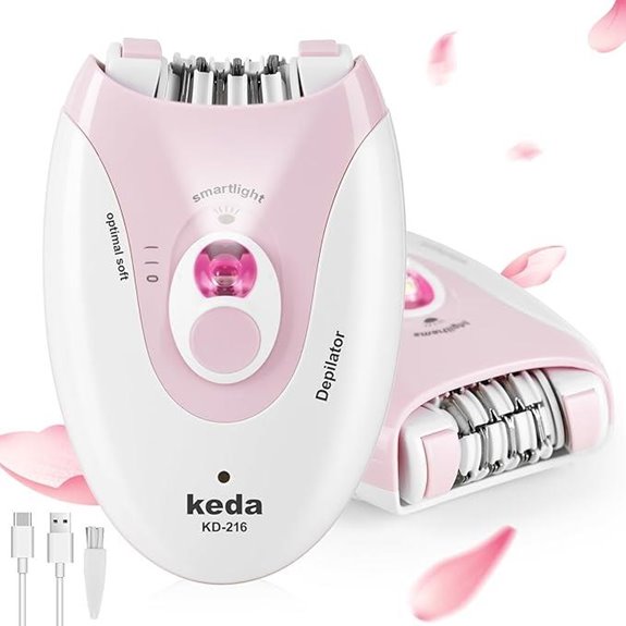 Cordless Women’s Epilator with LED Light