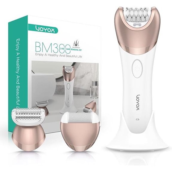 VOYOR 3-in-1 Epilator and Trimmer for Women