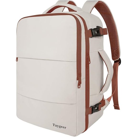 Taygeer Women’s Backpack with Laptop & Shoe Pouch