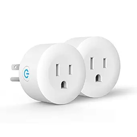 Dogain Zigbee Smart Plugs 2-Pack with Voice Control